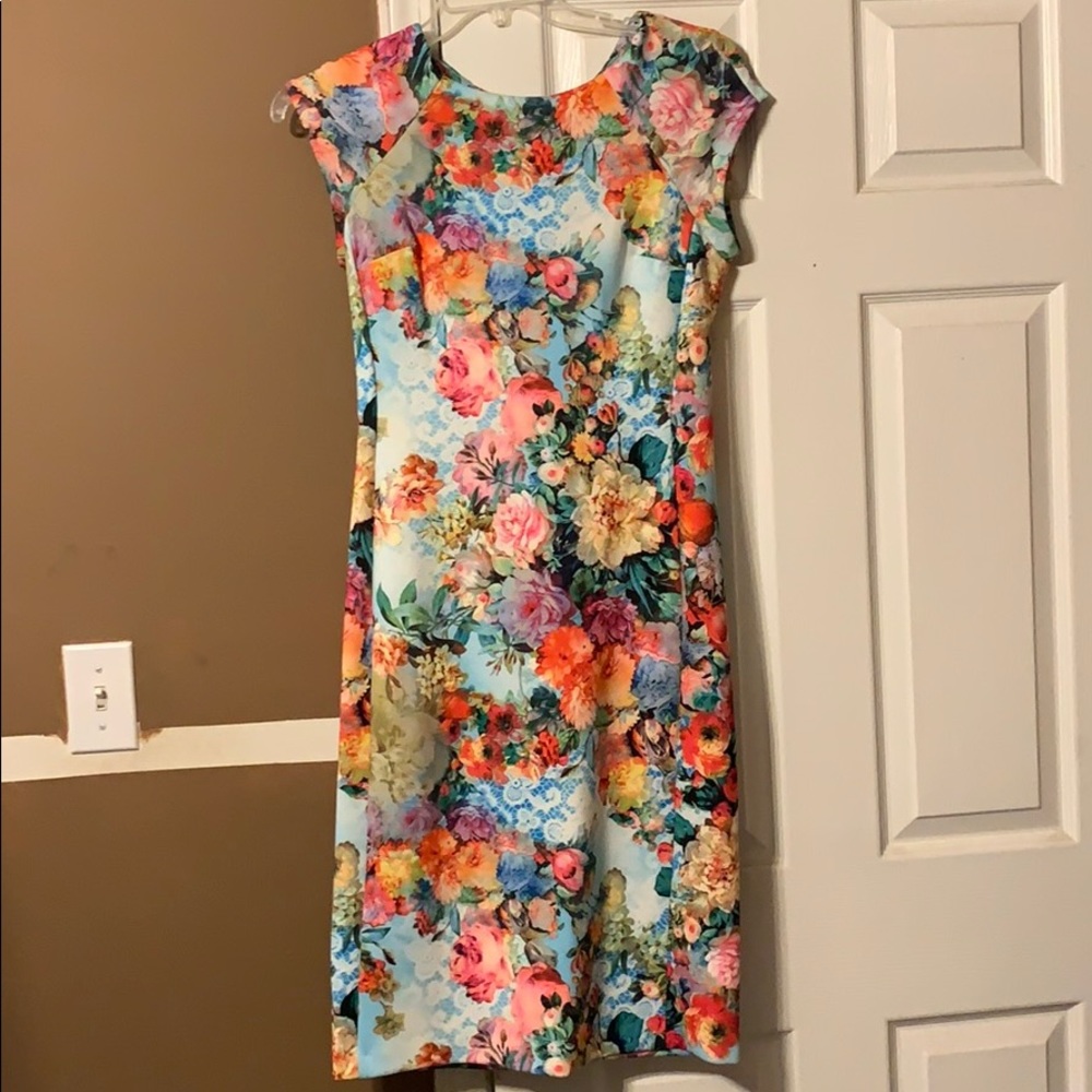 Floral Fitted Dress